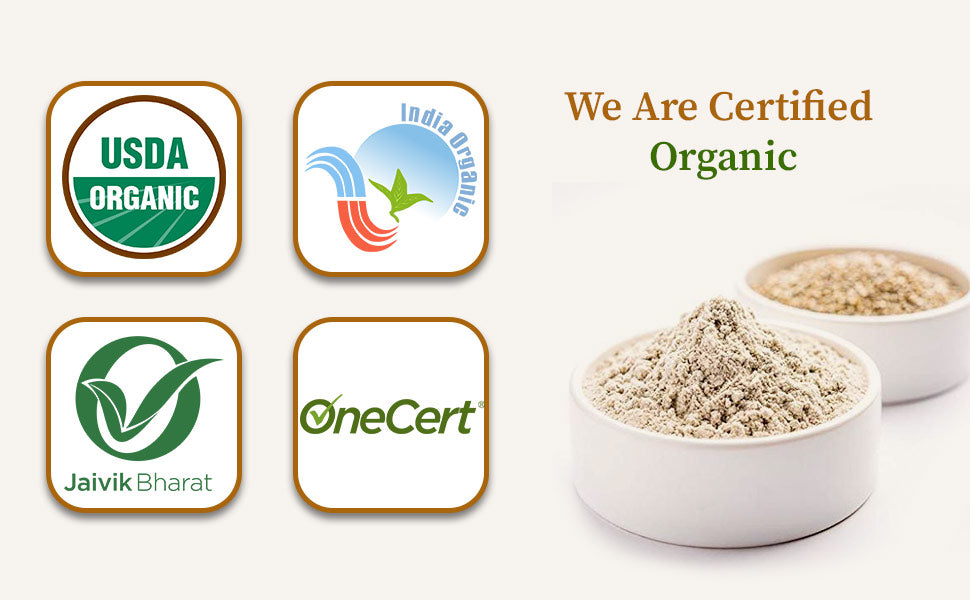 Certified organic little millet flour