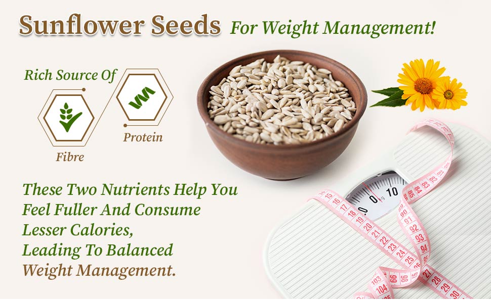 Sunflower seeds for weight management