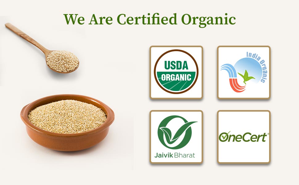 Certified organic quinoa seeds