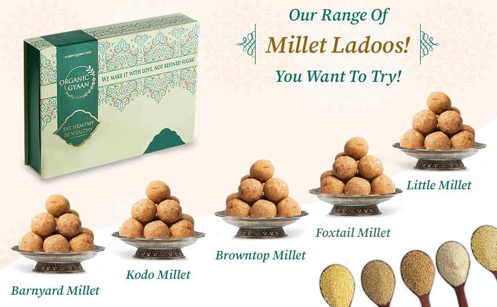 Types of millet ladoo