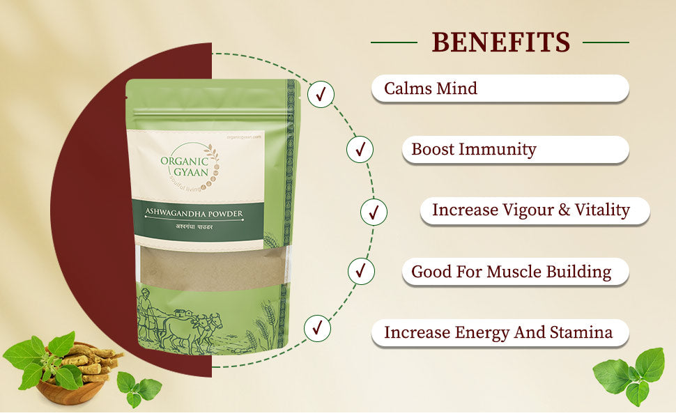 Ashwagandha Powder - Organic Gyaan