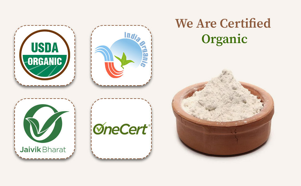 Certified organic bejad ka atta
