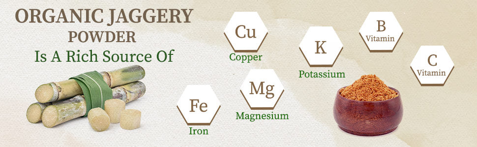 Nutrients in jaggery Powder