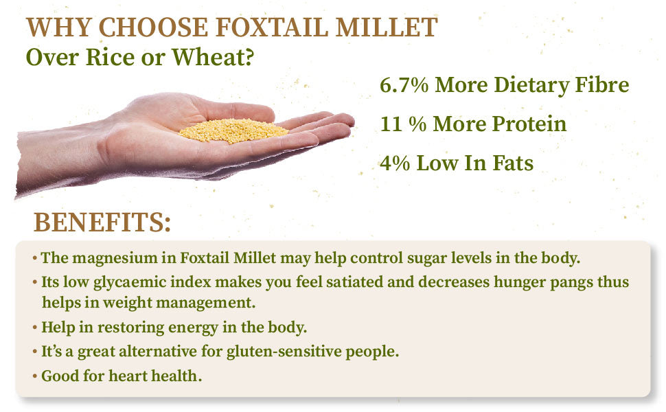 Why choose organic foxtail millet