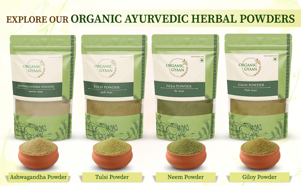 Organic Ayurvedic Herbal Powder - Organic Gyaan