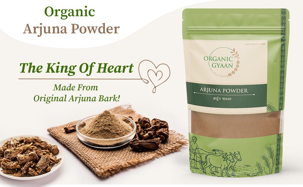 Organic arjuna powder