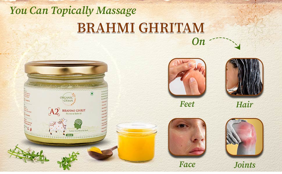 Brahmi Ghritam for topical massage