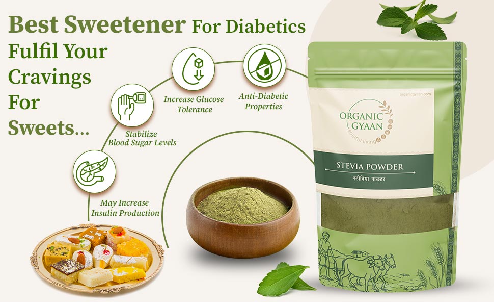 Stevia powder best sweetener for diabetic