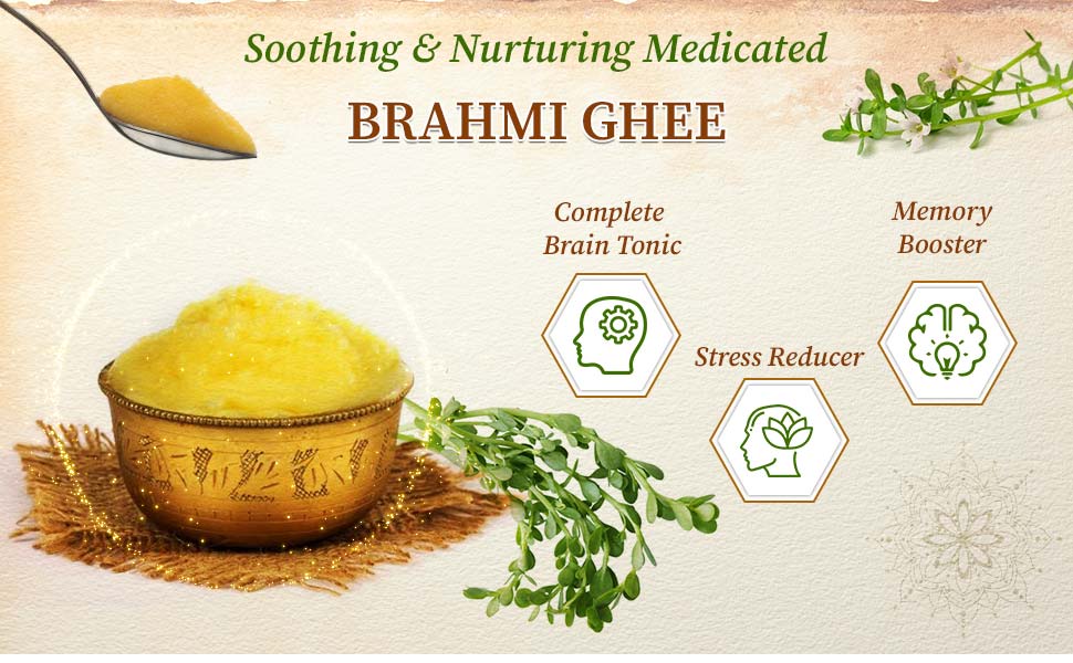 Soothing Brahmi Ghee for cognitive health