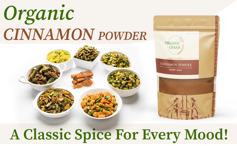Cinnamon Powder - Dalchini Powder - Organic Gyaan
