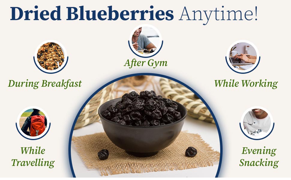 Organic dried blueberries