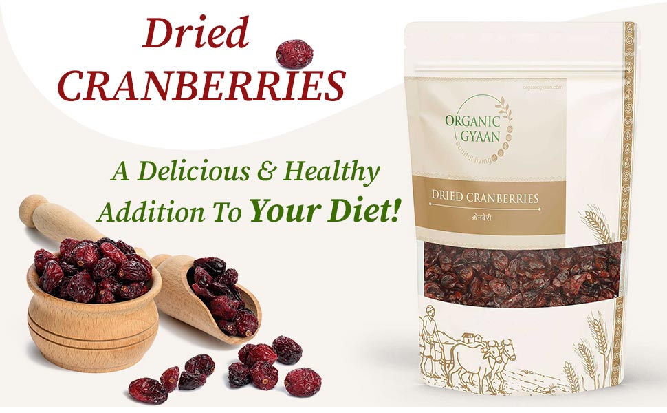 Healthy dried cranberries 