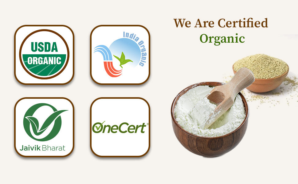 Certified organic barnyard millet flour