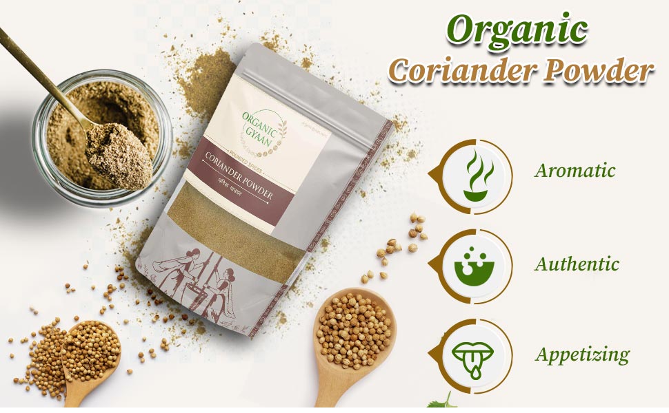 Coriander Powder - Dhania Powder - Organic Gyaan