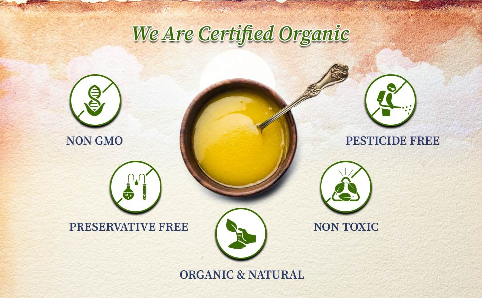 Full moon desi ghee certified organic product
