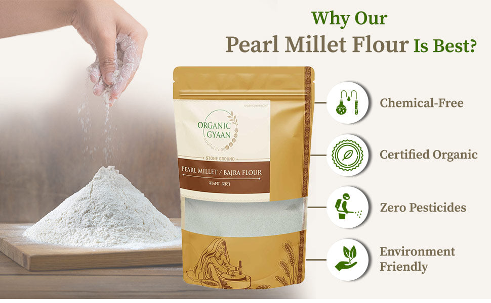 Pearl millet flour is best
