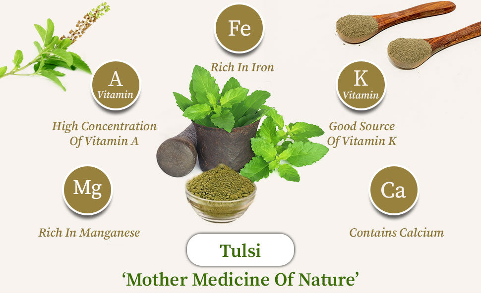 Nutritional fact of tulsi powder