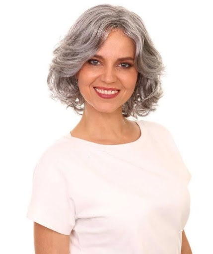 Layered Bob Wig for cancer patients