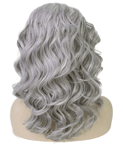 monofilament gray wig