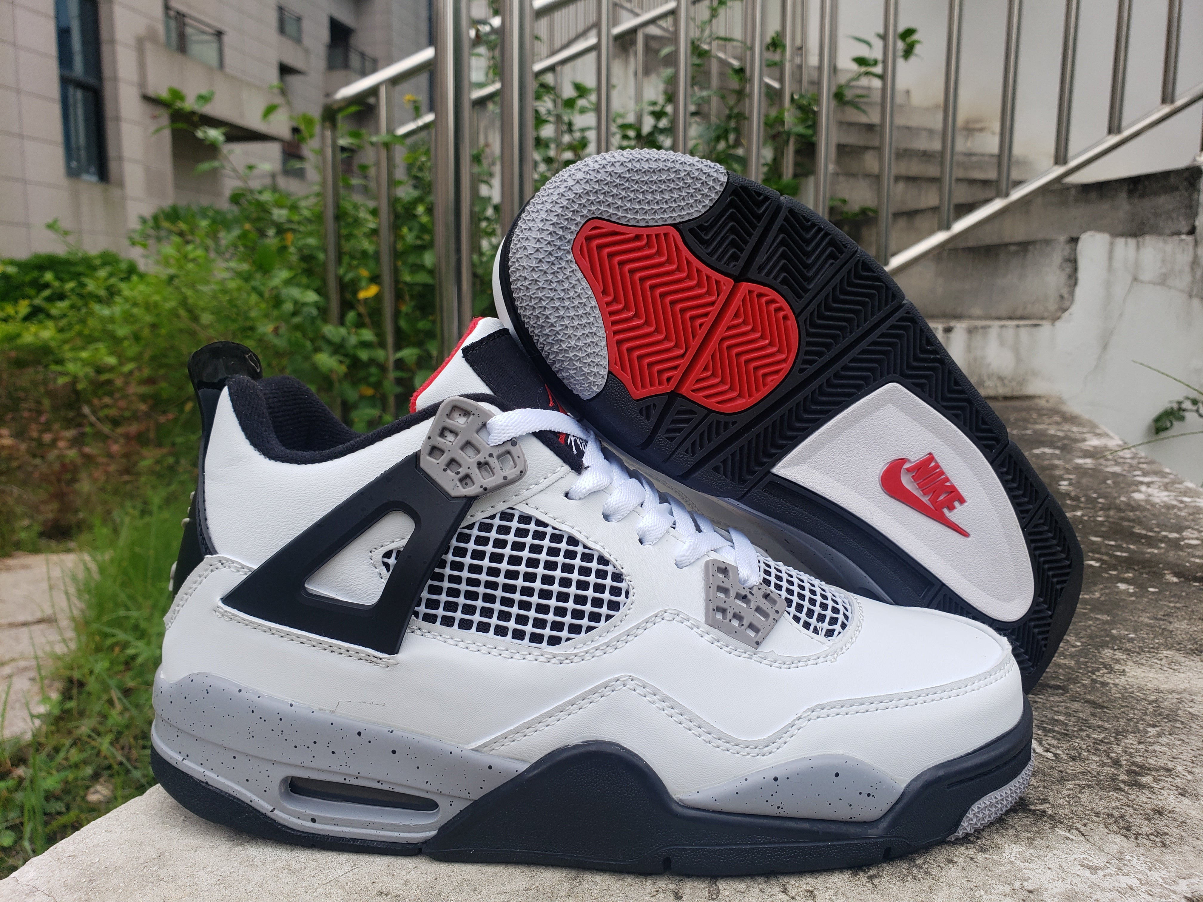 Air Jordan 4 Retro White Cement Sneaker