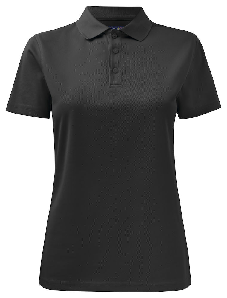 Women's Piqué Polo, Black
