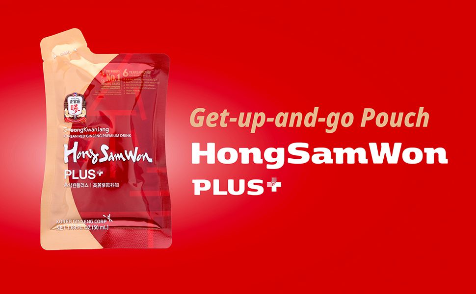 Hong Sam Won Plus Pouch Korean Red Ginseng CheongKwanJang