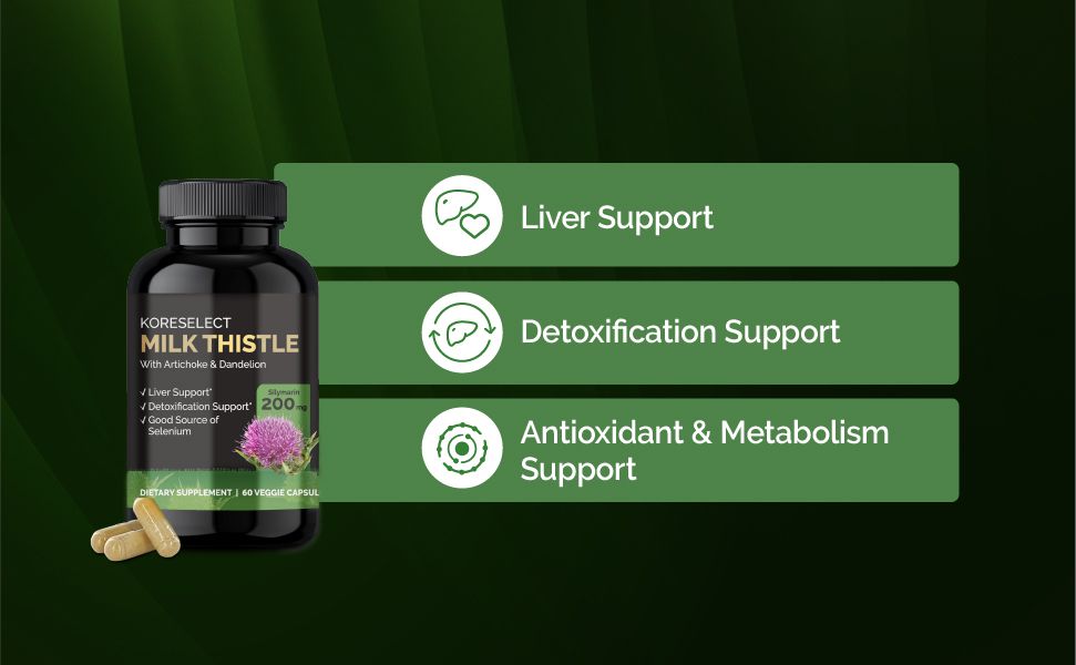 Milk Thistle Liver Support Koreselect