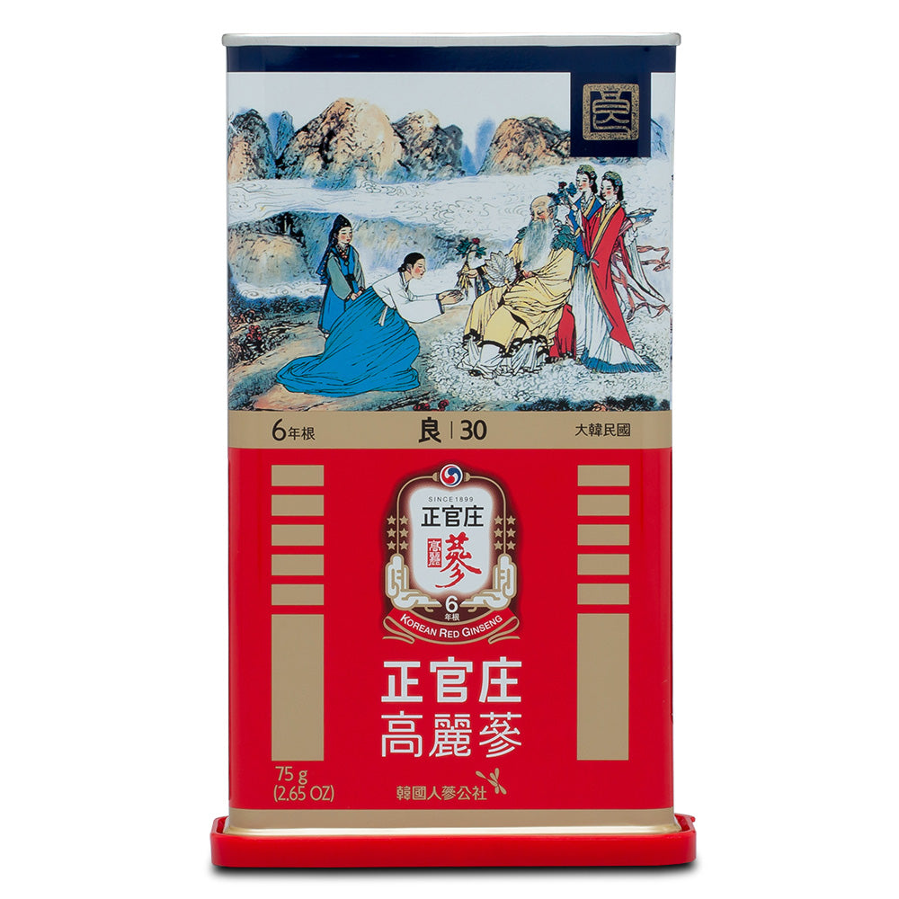 正官庄高麗人参紅参根6年根600g 良30支-