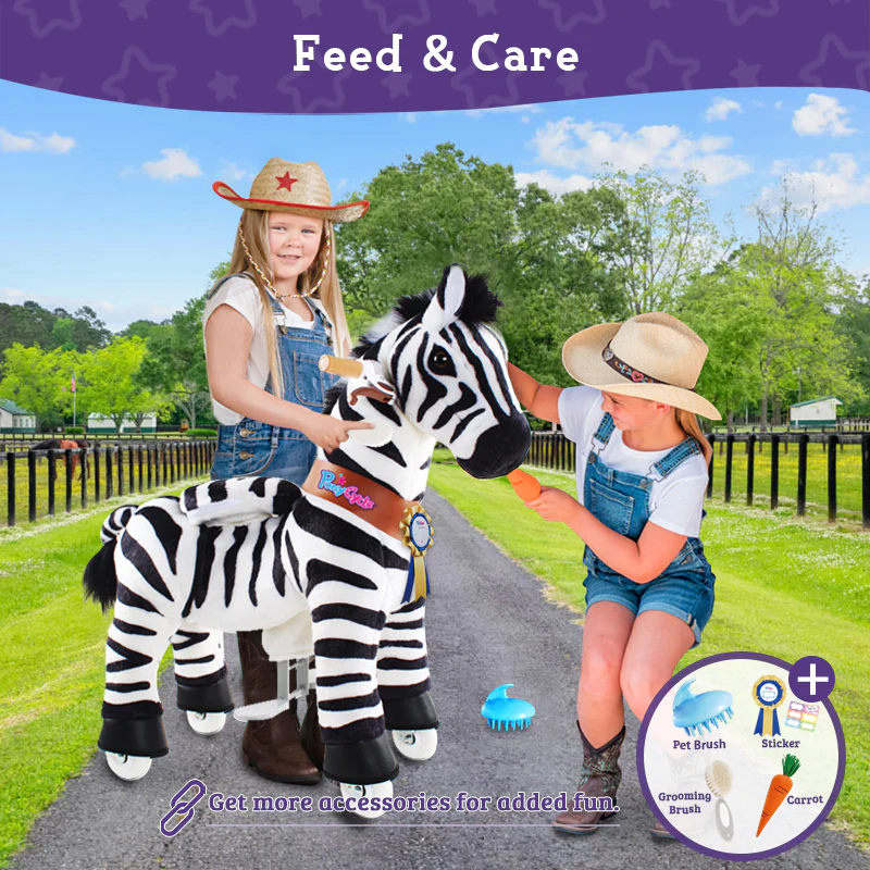 zebra with feed and care kit