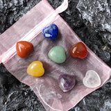 Natural Crystal Chakras Kit Amethyst Stone Healing Meditation Reiki 7 Chakra Yoga Stone Set Collection Gifts Necklace Spiritual