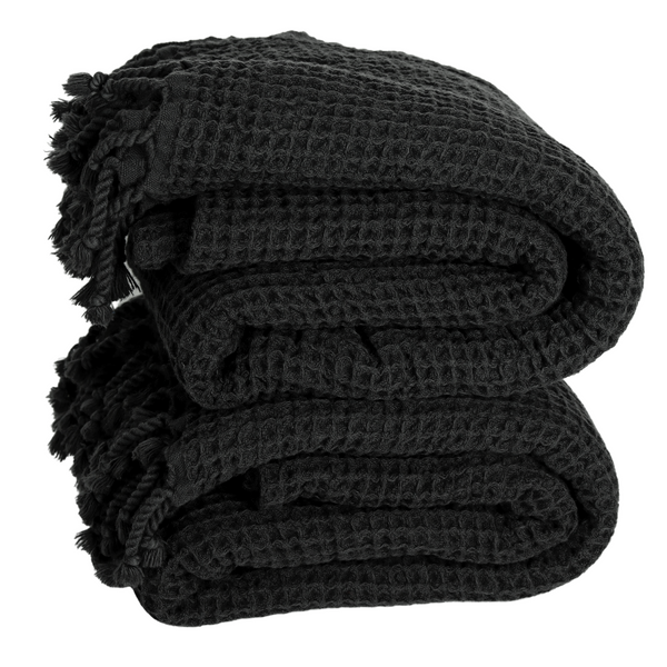 Buy Best Charcoal Black Turkish Waffle Towels Dublin, the Ireland (IE)