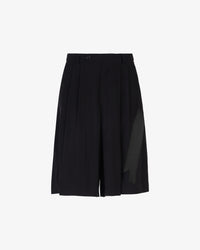 Pleated Oversized Tape Shorts