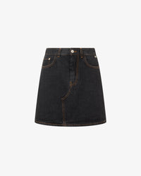 Choker Denim Skirt