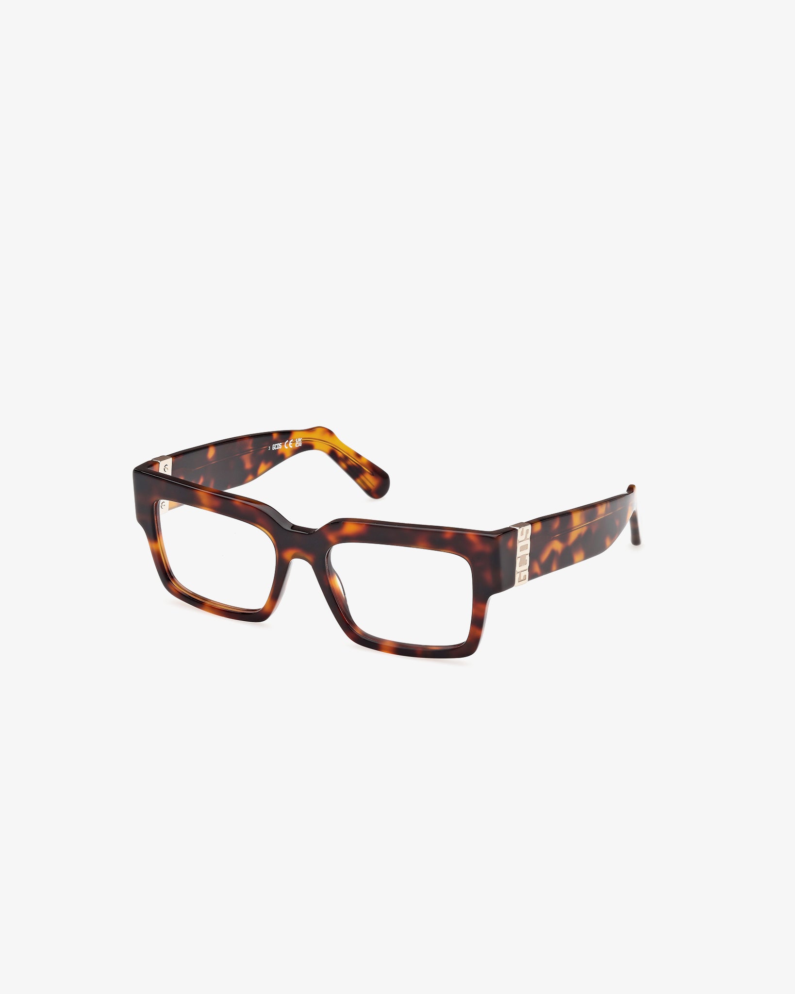 GD5023 Square Sunglasses : Unisex Eyeglasses Dark Havana | GCDS®