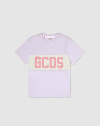 Gcds Kids logo-print detail T-shirt - White