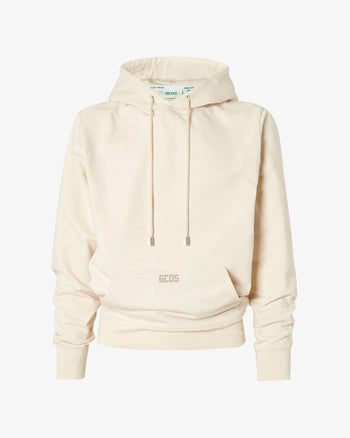 Eco Logo Regular Hoodie | Men Sweatshirts Off White | GCDS®