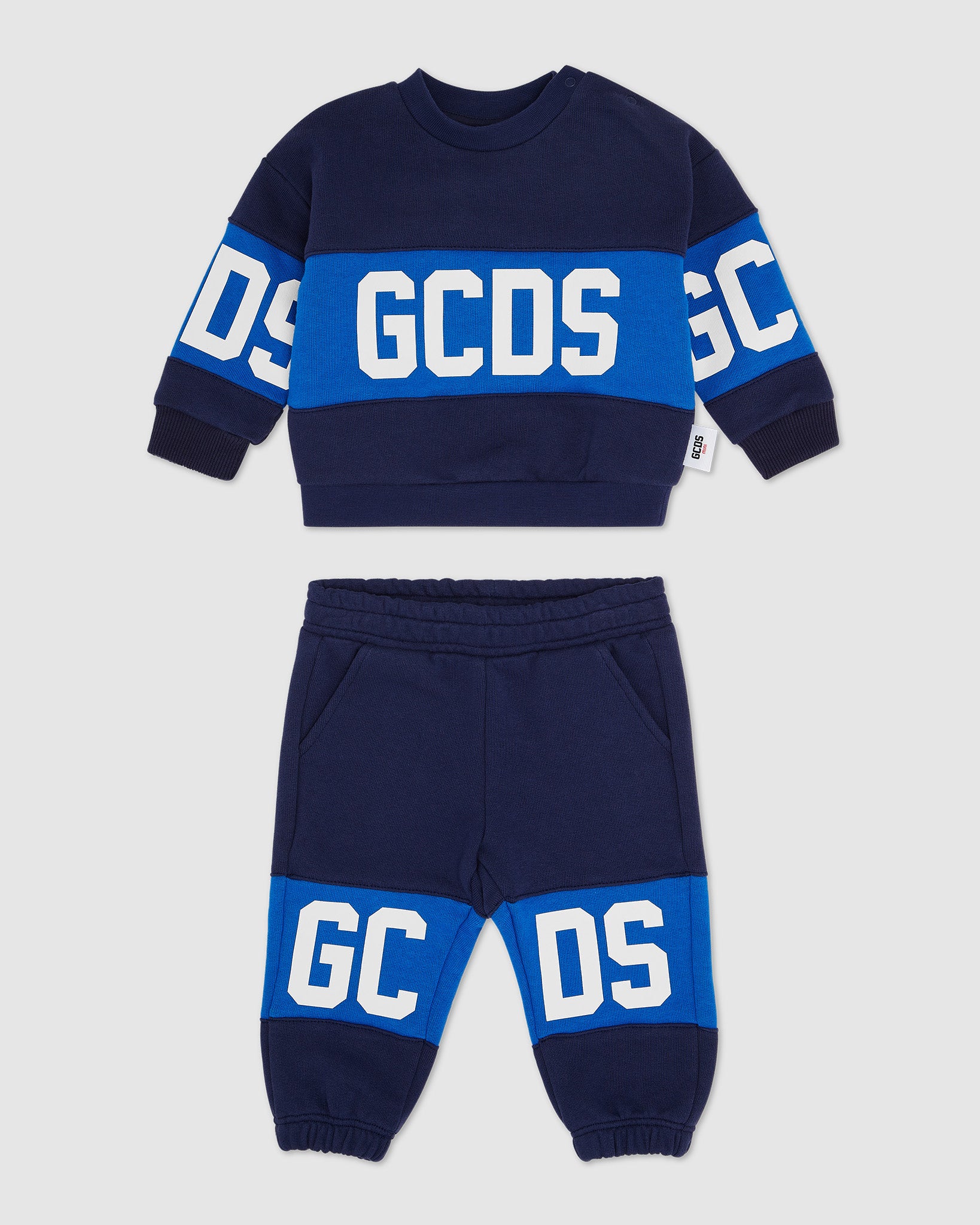 Baby GCDS logo motif tracksuit: Unisex Hoodie and tracksuits Dark Blue ...