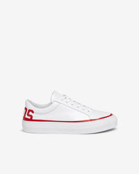 Leather Logo Sneakers | Men Shoes Red | GCDS