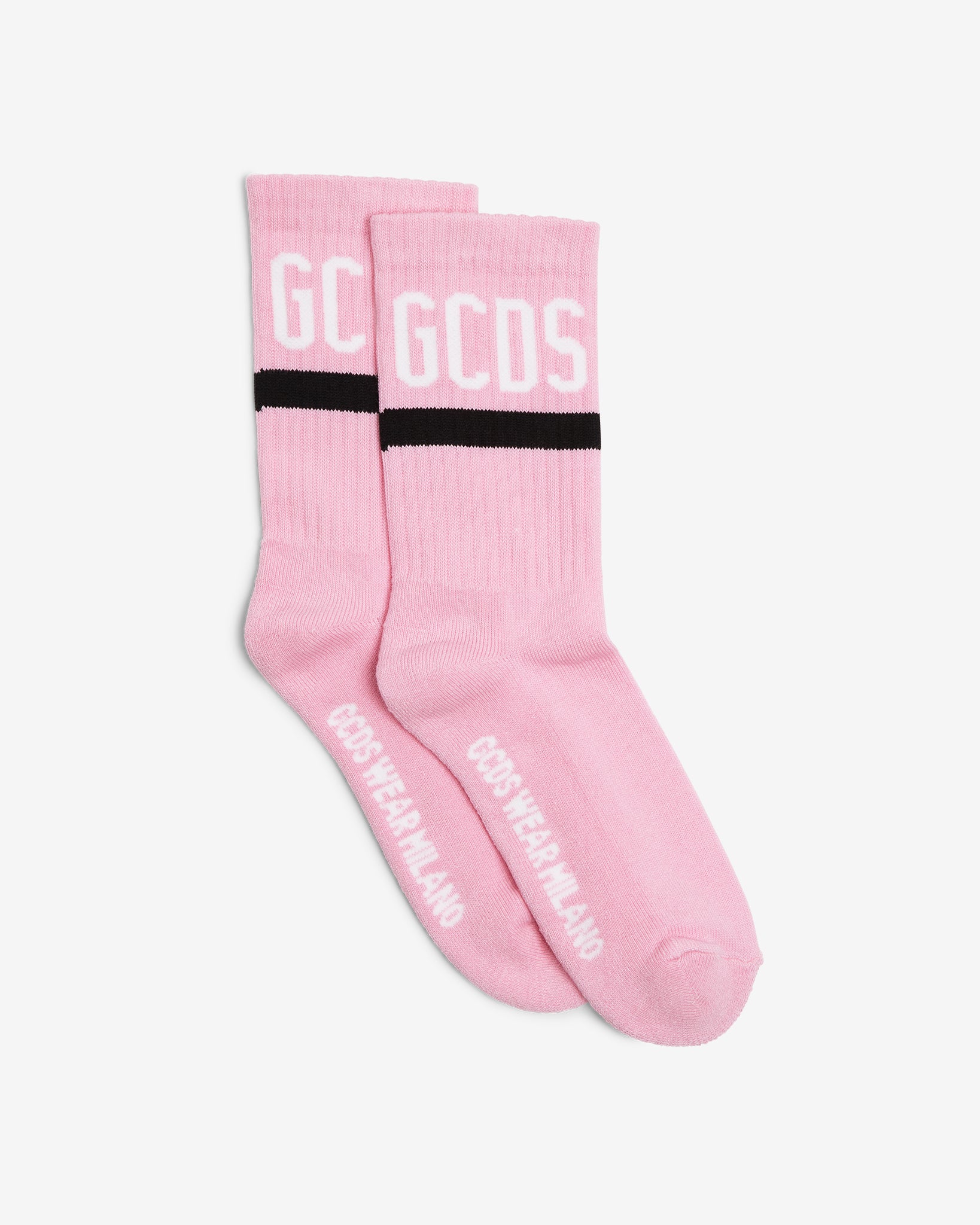 Gcds Logo Socks : Unisex Socks Pink | GCDS