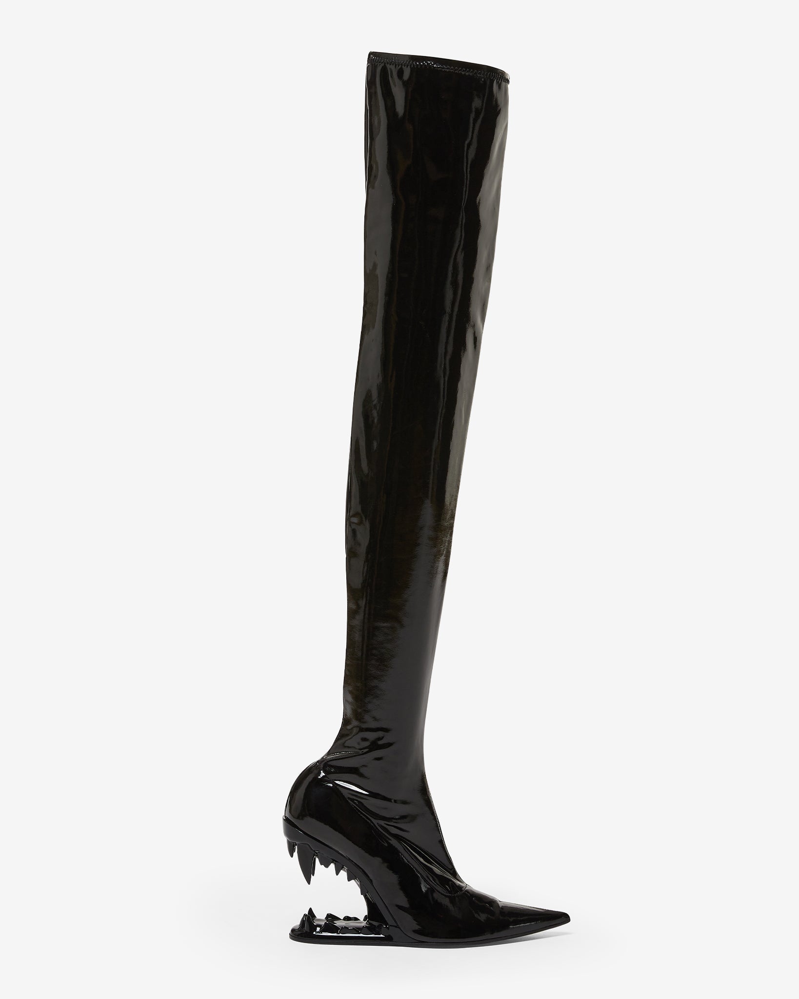 Morso Vinyl Boots : Women Boots Black | GCDS®
