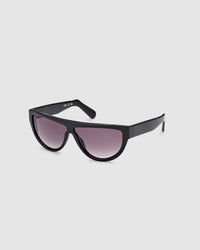 GD0025 GEOMETRIC SUNGLASSES: Unisex Sunglasses Black | GCDS