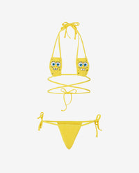 Spongebob Bikini | Women Swimwear Yellow | GCDS Spring/Summer 2023