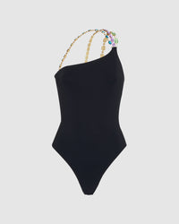 Diva swimsuit: Women Swimwear Black | GCDS
