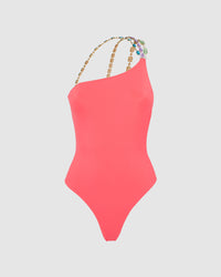 Diva swimsuit: Women Swimwear Coral | GCDS