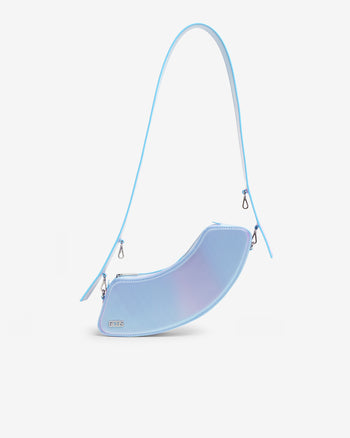 Comma Holographic Shoulder Bag | Unisex Bags Silver/Lilac | GCDS Spring/Summer 2023