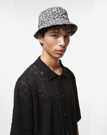 monogram bucket hat