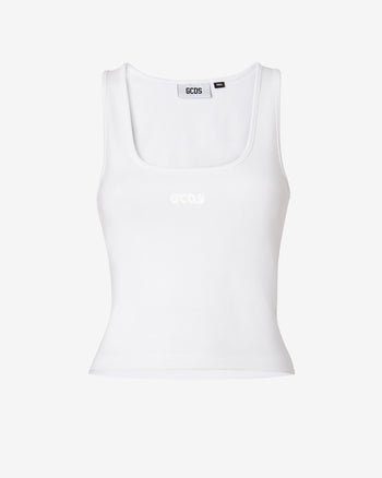 Jersey Top | Women Tops White | GCDS Spring/Summer 2023