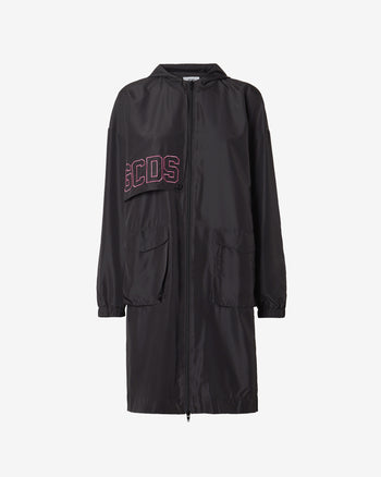 Heart Gcds Long Parka | Women Outerwear Black | GCDS Spring/Summer 2023