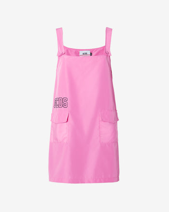 Heart Nylon Pockets Dress | Women Dress Fuchsia | GCDS Spring/Summer 2023
