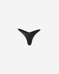 Metallic Logo Clip Slip | Women Swimwear Black | GCDS Spring/Summer 2023